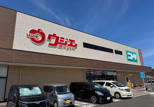 【古材板の使用事例】 宮城県名取市 ウジエスーパー美田園店